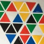 三角折りたたみパズル